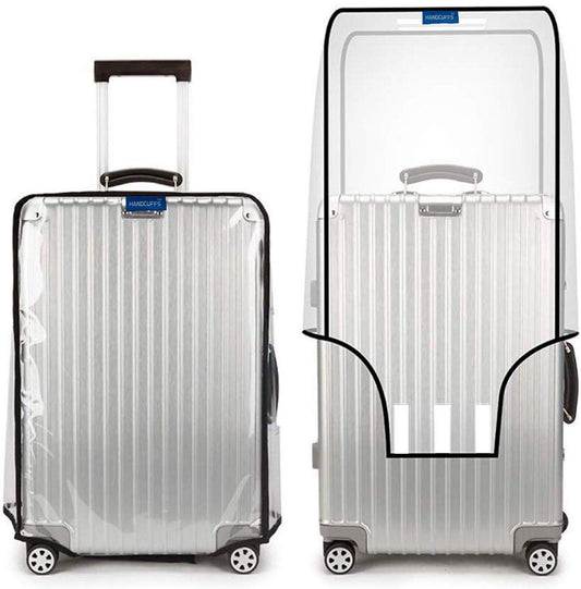 Combo Cover for Hard Luggage Trolley Bags Transparent Protective Covers (Pack of 3 )